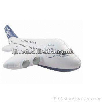 inflatable WHITE plane for playing_pvc toy plane